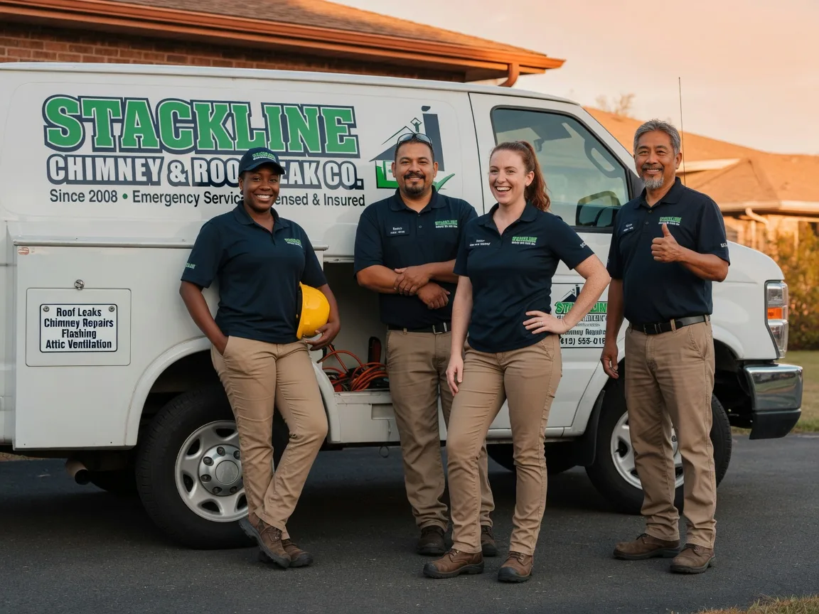 Chimney flashing repair company in Flat Rock, NC